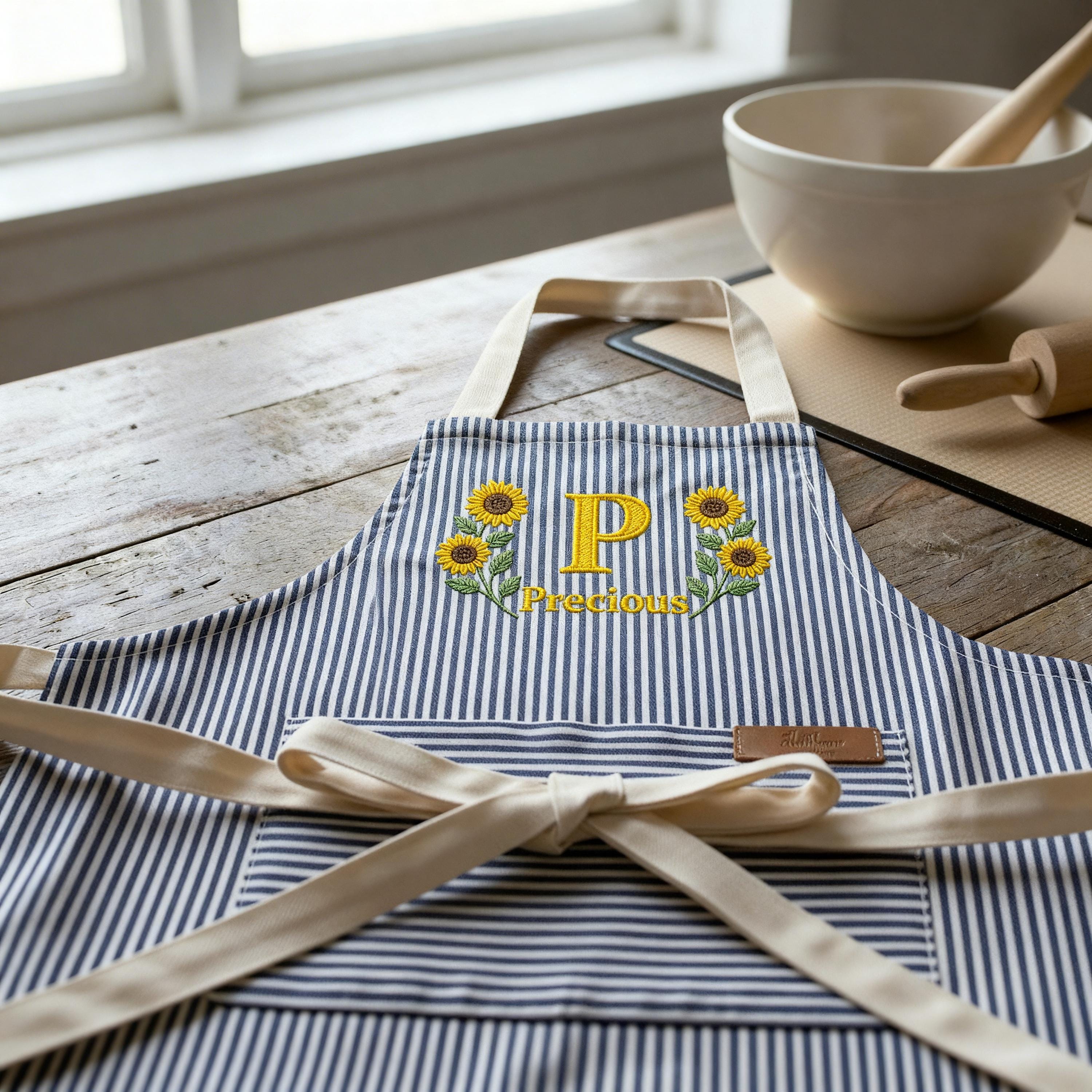 刺繍エプロン - Etsy 日本
