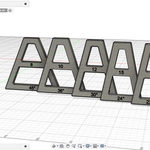 Wedgies for Segmented Bowl Turning DXF, SVG and 3mf files for 3D printers, CNC or Laser 45 - 36 -30 - 24 - 22.5 Degrees. 5 Unique Sizes
