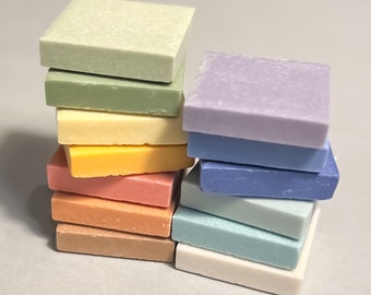 1 inch Matte Porcelain Mosaic Tiles, DIY Craft Art Supplies, Small Soft Colorful Square, 23mm, Full Color Ceramic, Blue Green Pink Purple