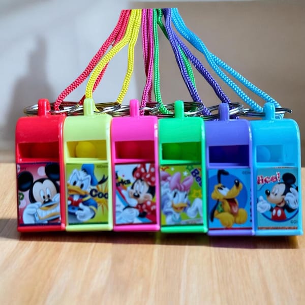 Kids whistles party favours party bag fillers toys for party bags whistles whistles for party bags party toys Mickey party favours Mickey