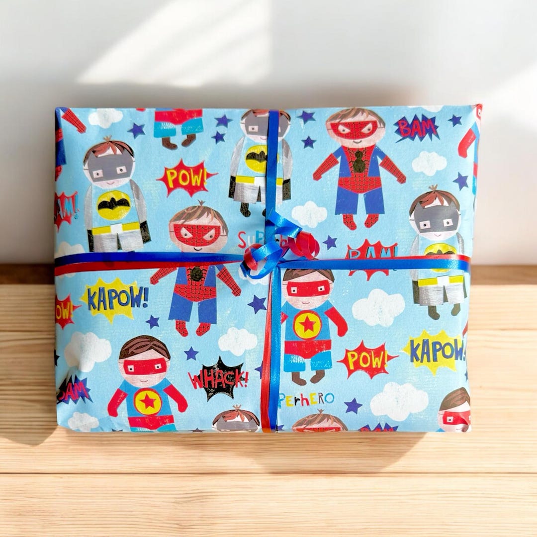 Superhero Party Games Boys Pass the Parcel Ready Made Pass the Parcel ...
