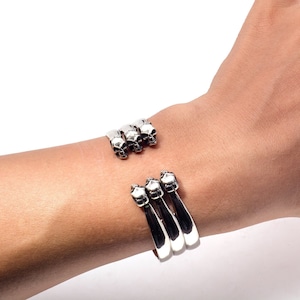 Triple Skull Unisex Cuff