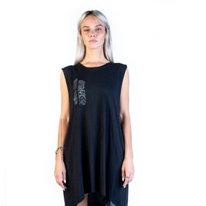 Alchemy Dark Charcoal Unisex Oversized Tank