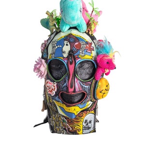 Dust+Beau x Jungle Tribe Collab Custom Leather Mask: Less Of a Science, More Of a Feeling