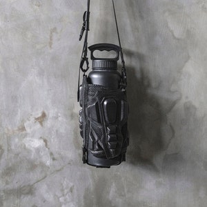Function 2.0 Water bottle Holder Bag with Phone Pocket and Adjustable Shoulder Strap I Bottle Carrying Case I Wine Bottle Carrier Bag