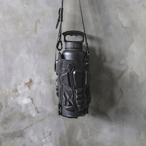 Función 2.0 Bolsa para portabotellas de agua con bolsillo para teléfono y correa ajustable para el hombro I Estuche para transportar botellas I Bolsa para transportar botellas de vino