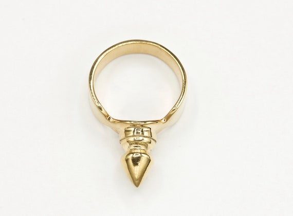 Single Spike Ring in Gold