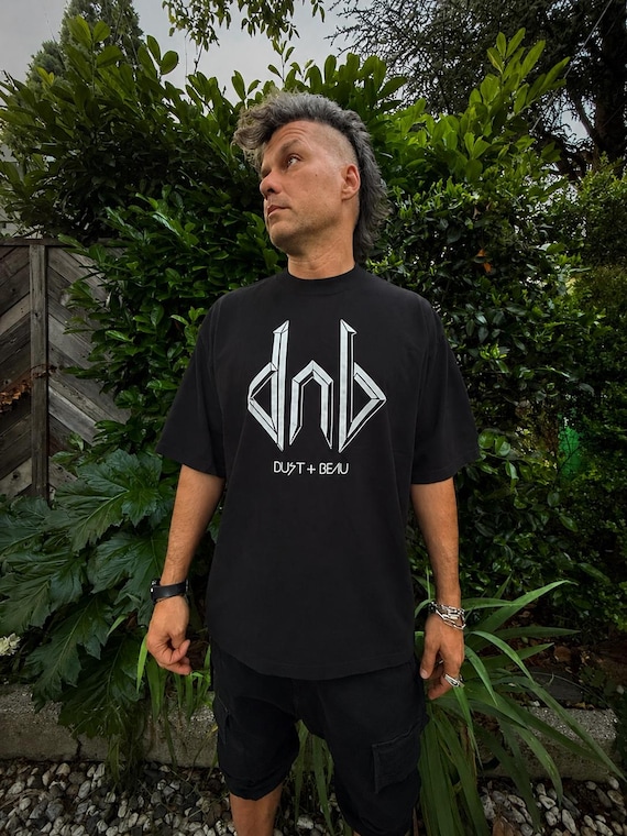 Drum and Bass DNB Shirt  | Oversized Boxy T-Shirt | DJ Graphic Streetwear | Drum and Bass Clothing | Rave Festival Shirt