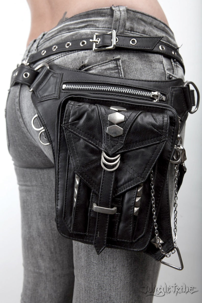 PENNY ROCKER Leather Holster and Hip Bag Utility Belt image 4