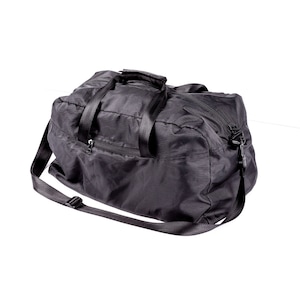 Blacked Out Quick Collapsible Nylon Duffle Bag I Overnight Bag I Travel Duffle Bag I Weekender Bag