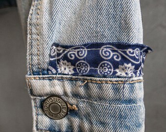 専用Rifatto｜boro denim vest リメイクデニムベスト　刺し子 Amazon | オールド仕様 ブリーチ ウォッシュド ステッチ 本藍染