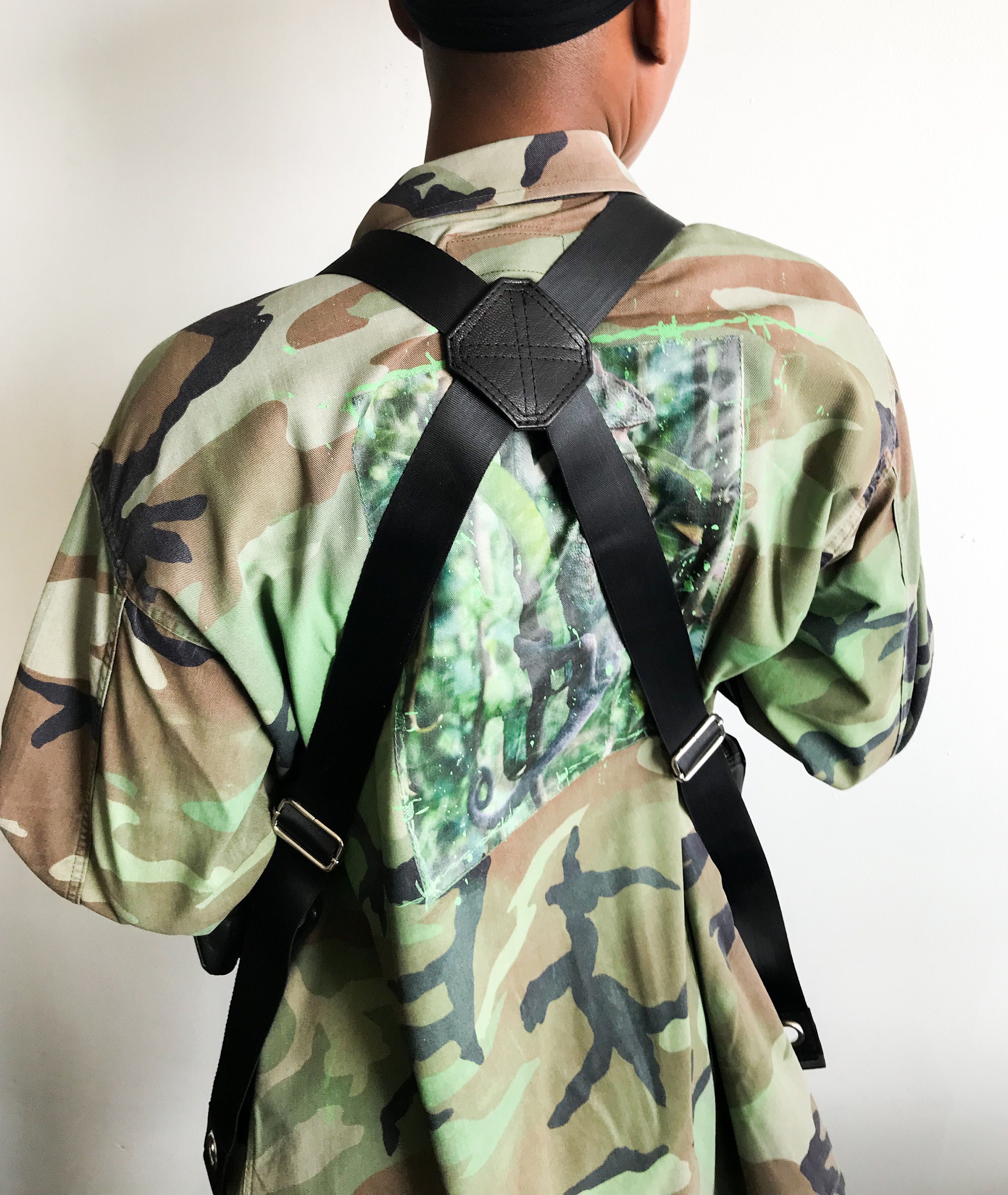 Street Tactical Techwear Leather Holster Vest