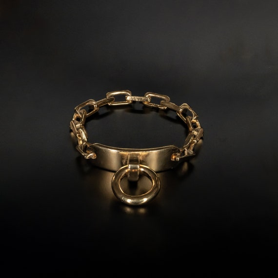 O Ring Bracelet Gold Plated