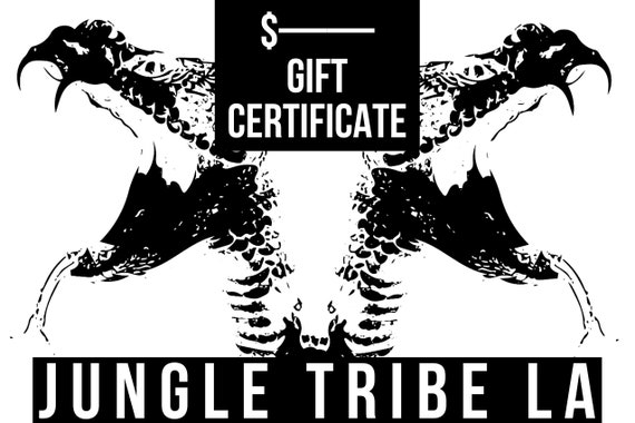 Jungle Tribe Gift Certificate