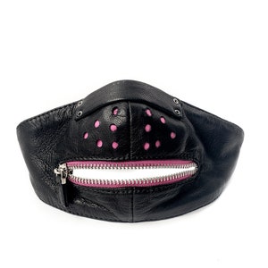 Pink Zipper Mouth Face Protection Adjustable Adult Mask With Filter