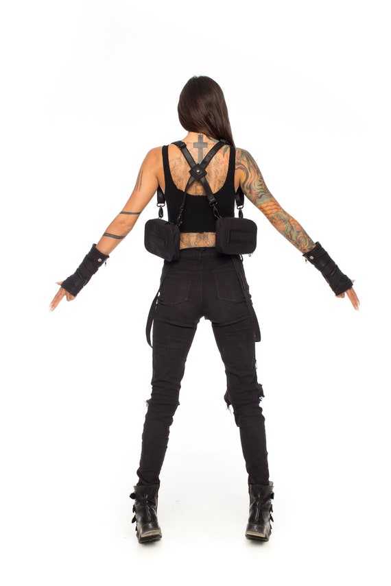 Future Resistance Black Canvas Tech Wear Convertible Holsters