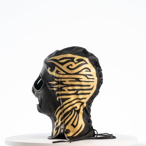 Noah Nova X Jungle Tribe Collab Custom Leather Mask: Novä - Etsy
