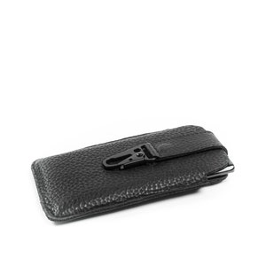 Funda y billetera de cuero minimalistas y modernas para teléfono
