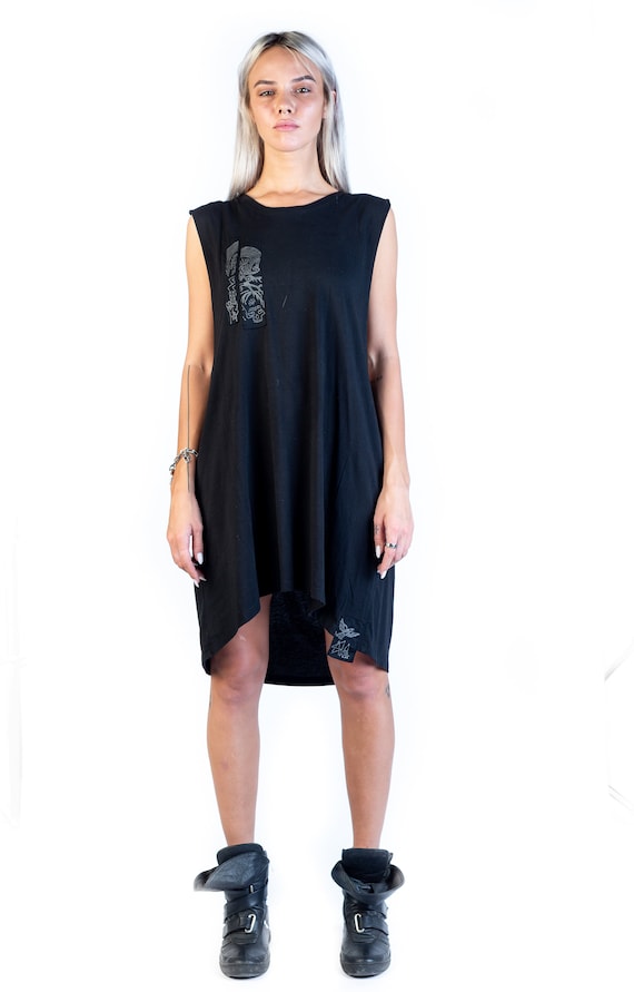 Alchemy Dark Charcoal Unisex Oversized Tank