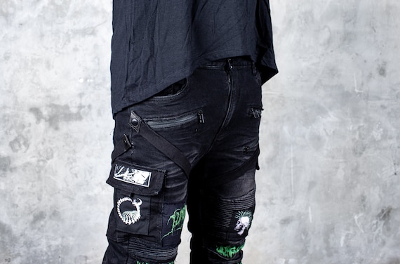 GOHEMP SLIM RIB DENIM PANTS【26】BLACK GOHEMP ゴーヘンプ｜11.5oz SLIM RIB PANTS (ユーズドウォッシュ