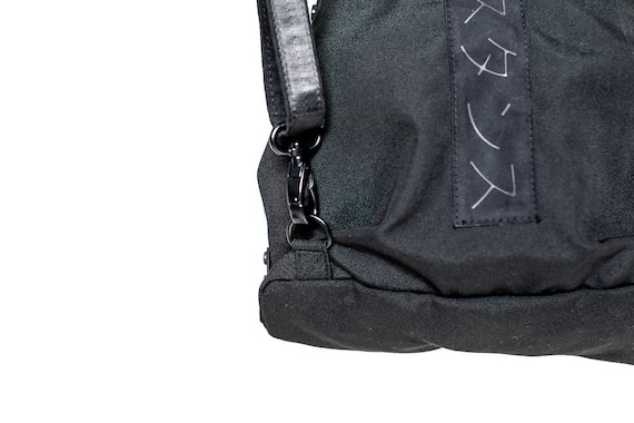 Triangle Pinwheel Convertible Backpack Bag - Black Convertible Tote Backpack - TACK TRIANGLE - SSCY - City of  main image 4