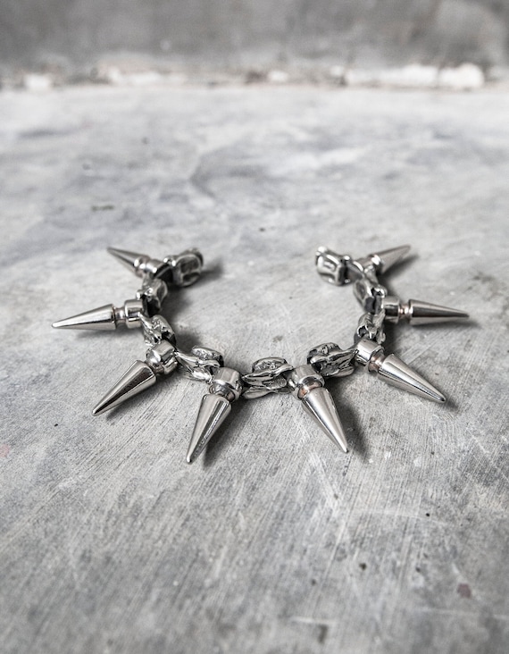 Vertebrae Spike 2.0 Metal Bracelet I Mens Bracelet I Womens Bracelet I Punk Bracelet