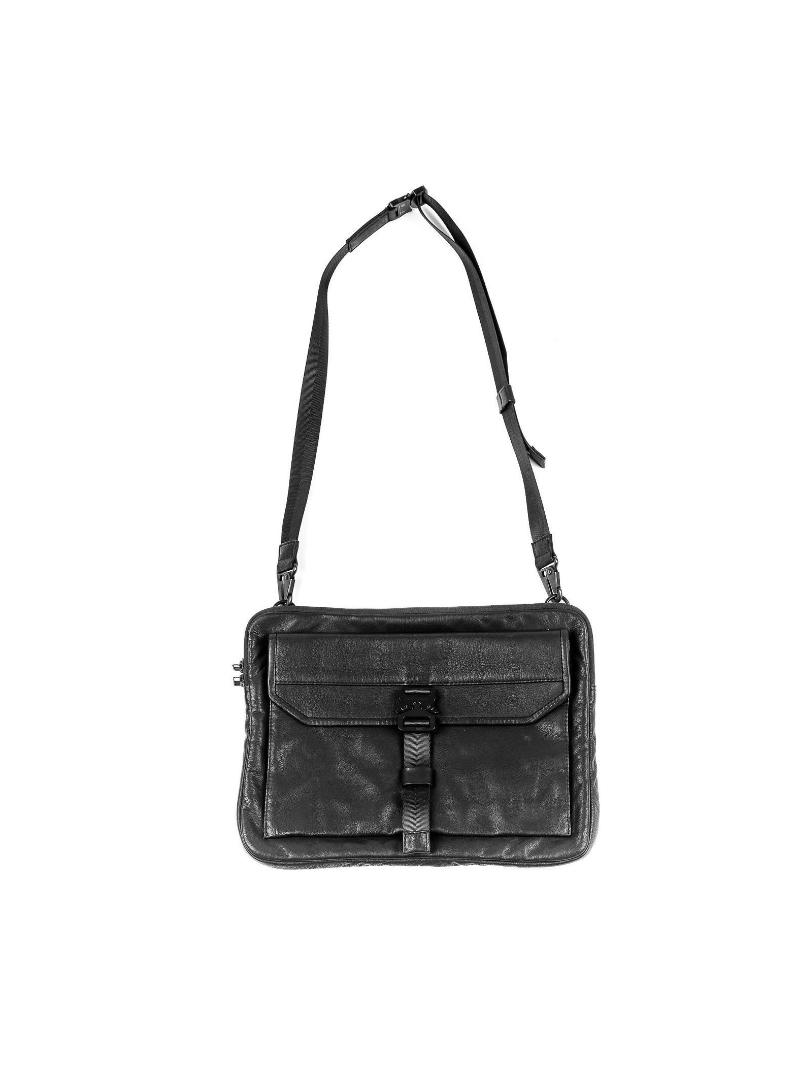 Black Leather Edge Laptop Bag Sleeve and Bag