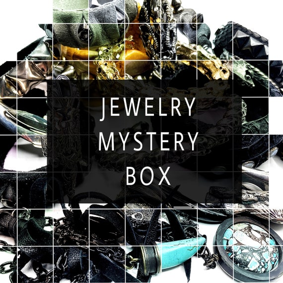 Mystery Box Jewelry, Unisex Jewelry, Goth Jewelry, Boho Jewelry, Skull Jewelry, Bone Jewelry, Necklace, Bracelet