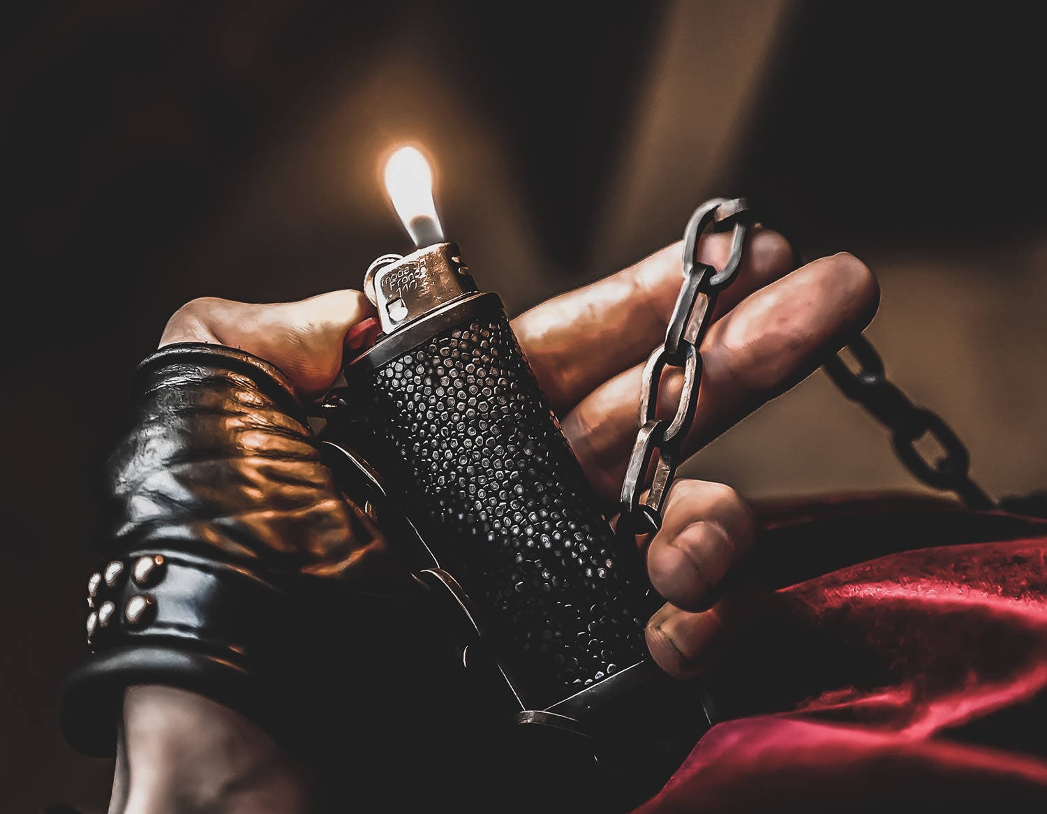 Leather Lighter Keychain – Hughesfarms