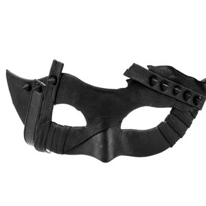 Zoro Inspired Leather Face Mask for Halloween