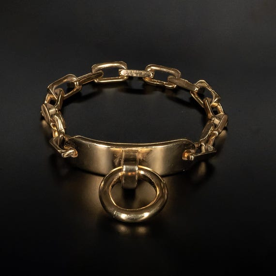 O Ring Bracelet Gold Plated