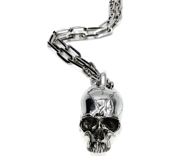 Big Skull Chain Necklace