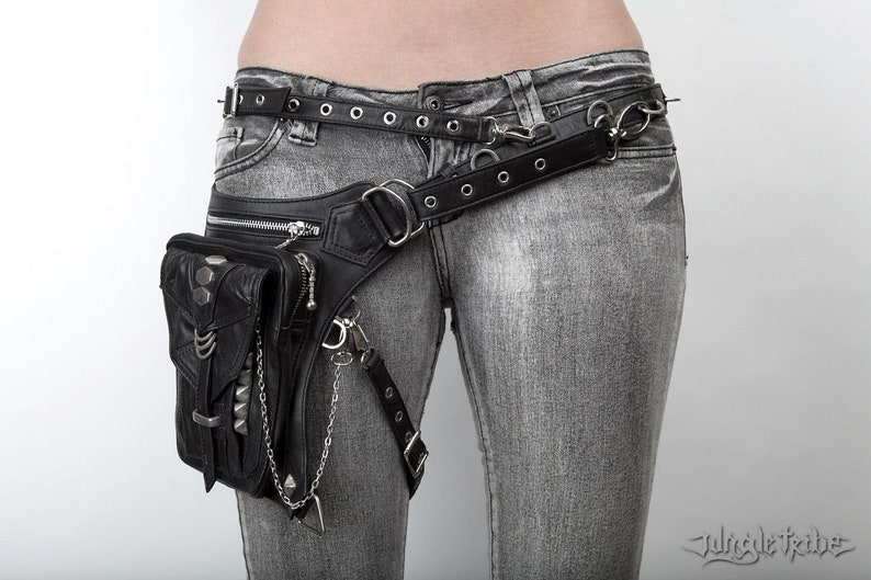 PENNY ROCKER Leather Holster and Hip Bag Utility Belt image 2