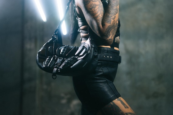 Tech21 Black Leather Bag