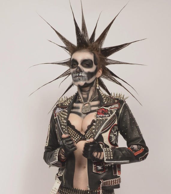 RWB Womens Leather Biker Jacket