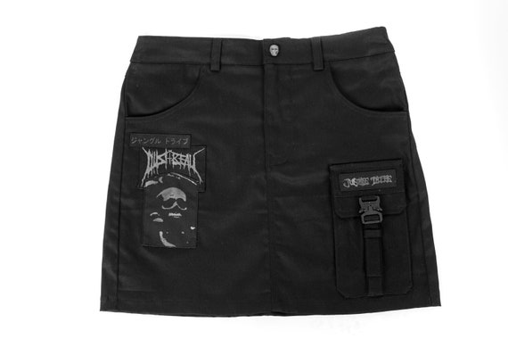 Dark Uprising Techwear Punk Mini Skirt 