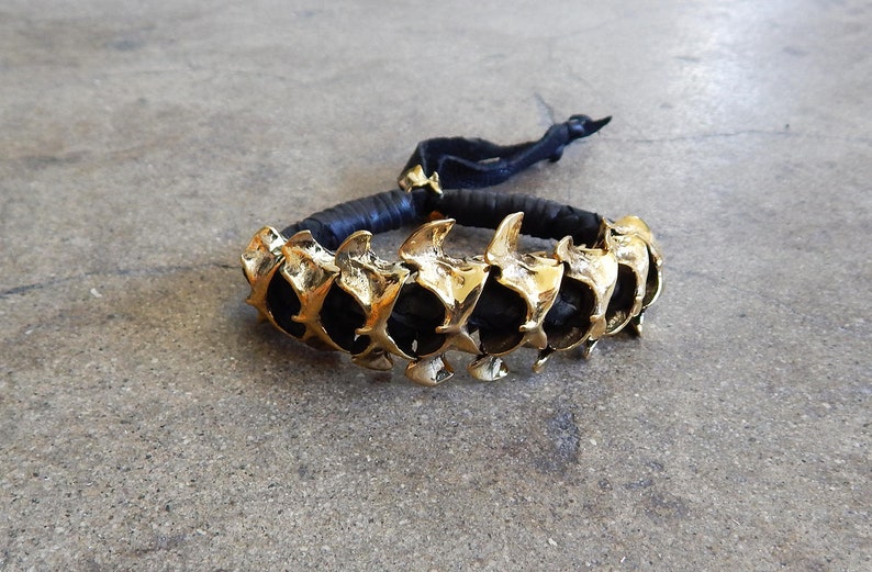 SPINAL CORE Cast Bone Statement Bracelet image 3