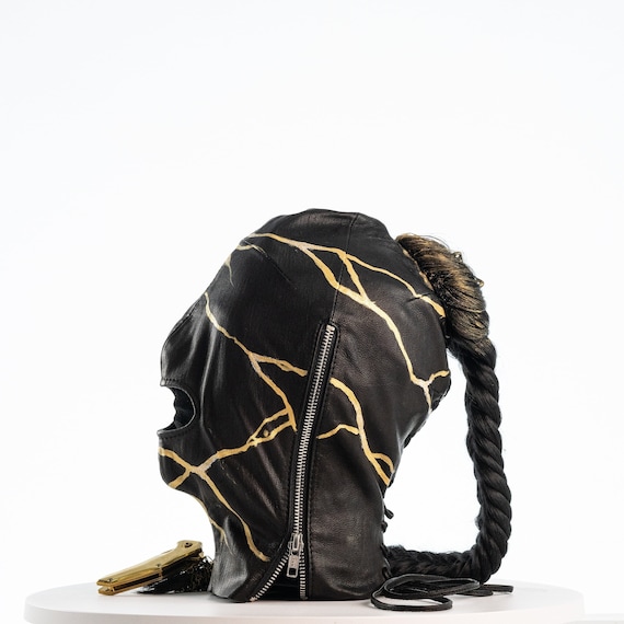 Annelisa x Jungle Tribe Collab Custom Leather Mask: