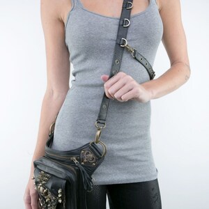 SKULL ROCKER Leather Holster Waist Bag Leg Bag and Hip Bag - Etsy