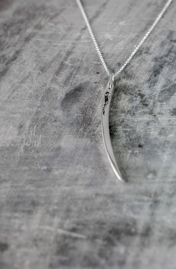 Diamond in the Rough Spike Necklace