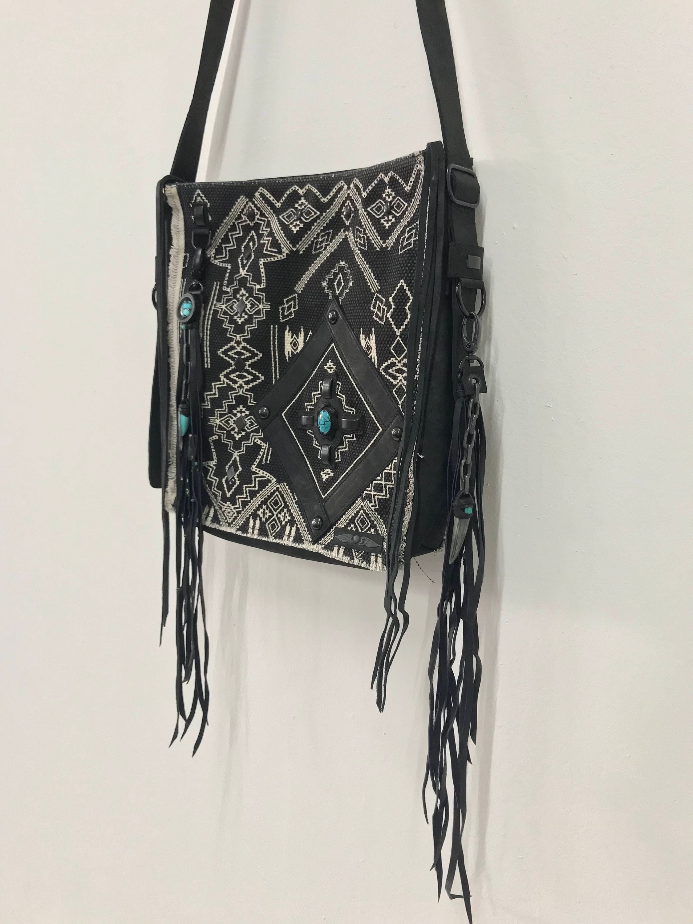 Bo' Hobo Fringe Messenger Crossbody Festival Bag