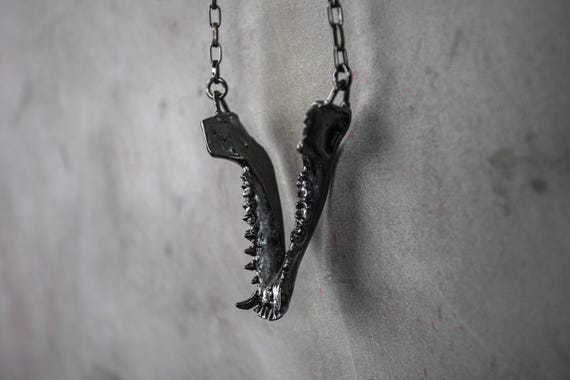 JAW GENERATION Necklace Black Rhodium