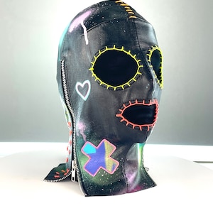 Zombie Love x Jungle Tribe Collab Custom Leather Mask