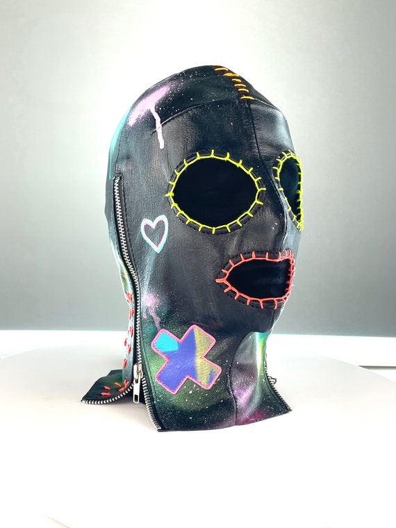 Zombie Love x Jungle Tribe Collab Custom Leather Mask