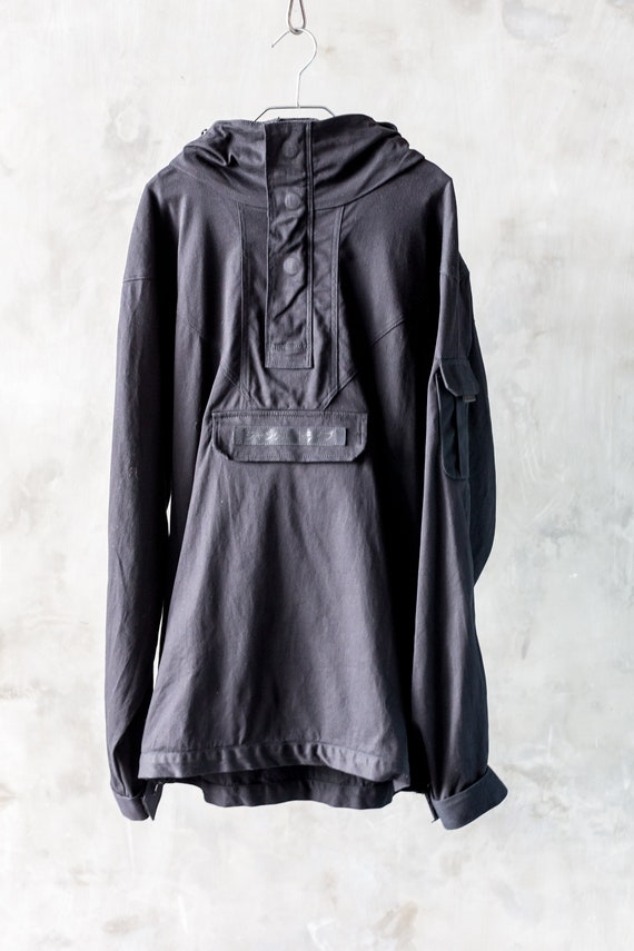 The Minimalist Pull Over Techwear Parka With Hide-a-way Hood - Etsy The Minimalist Pull Over Techwear Parka With Hide-a-way Hood - Etsy