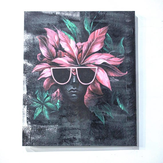 Jungle Glam – Acrylic Painting on Canvas