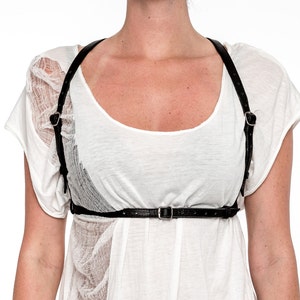 INVERSION Adjustable Leather Harness with Removable Wallet Pockets image 3