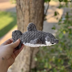 Crochet Hammerhead Shark Plushie | Handmade Sea Creature Toy | Quirky Ocean Animal | Shark Lover Gift | Coastal Nursery Decor