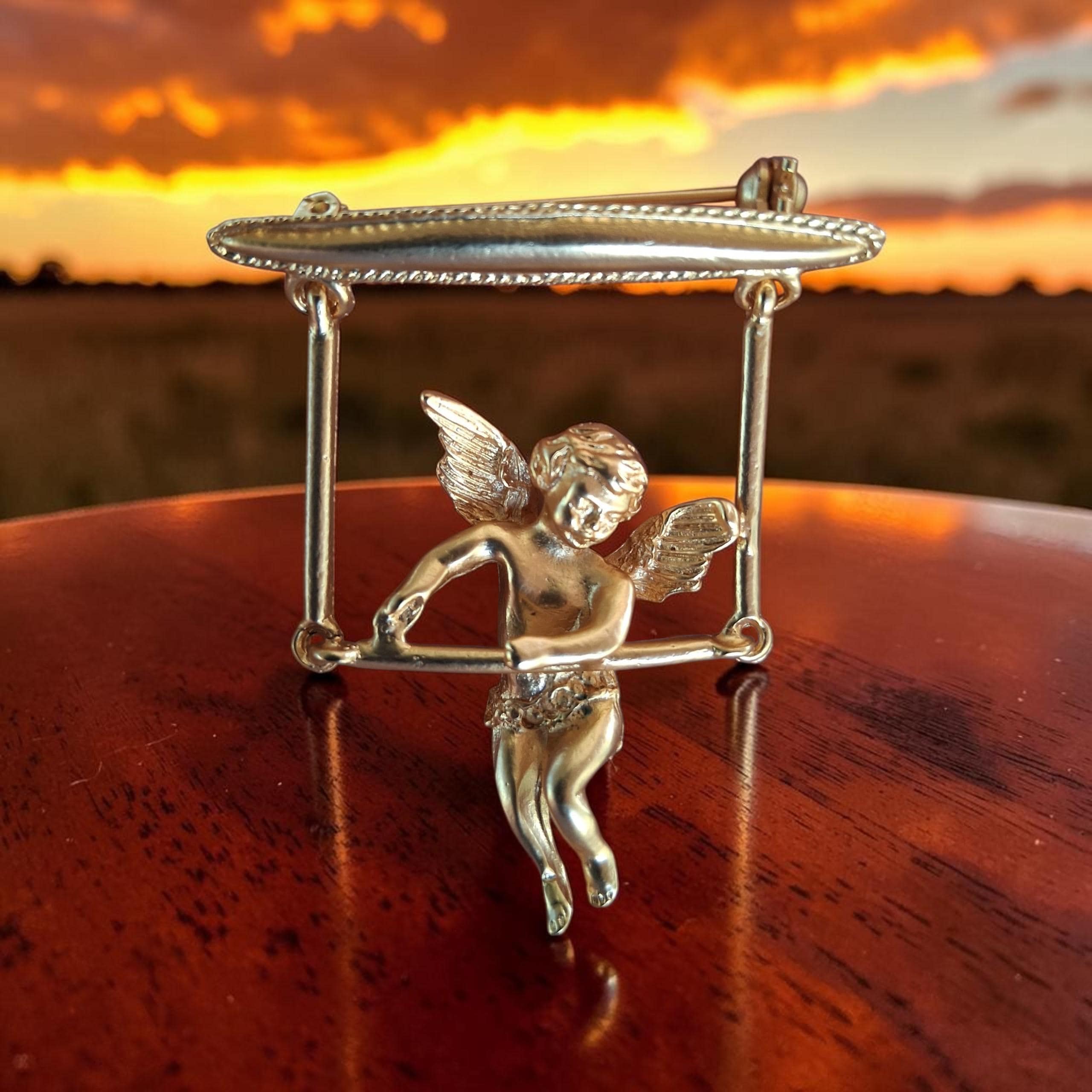 Angel Brooch - Etsy