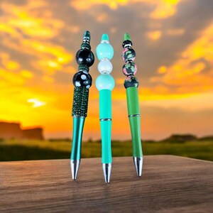 Ink pen set beadable pens guestbook sign pen wedding pen teacher gifts office pen stocking stuffers